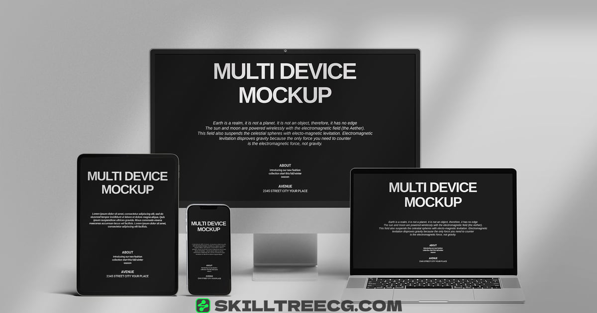 Multi Device Mockup（331082）-技能树